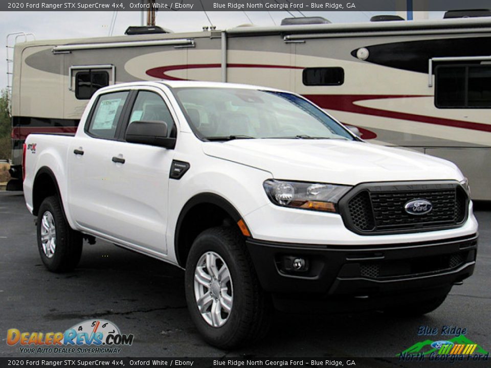 2020 Ford Ranger STX SuperCrew 4x4 Oxford White / Ebony Photo #7