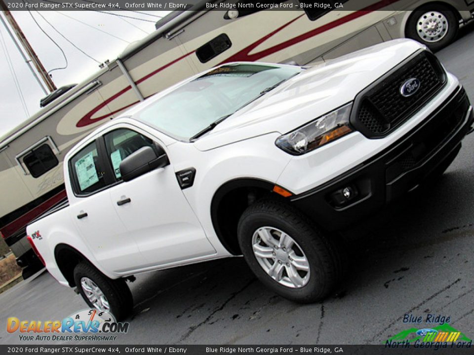 2020 Ford Ranger STX SuperCrew 4x4 Oxford White / Ebony Photo #30