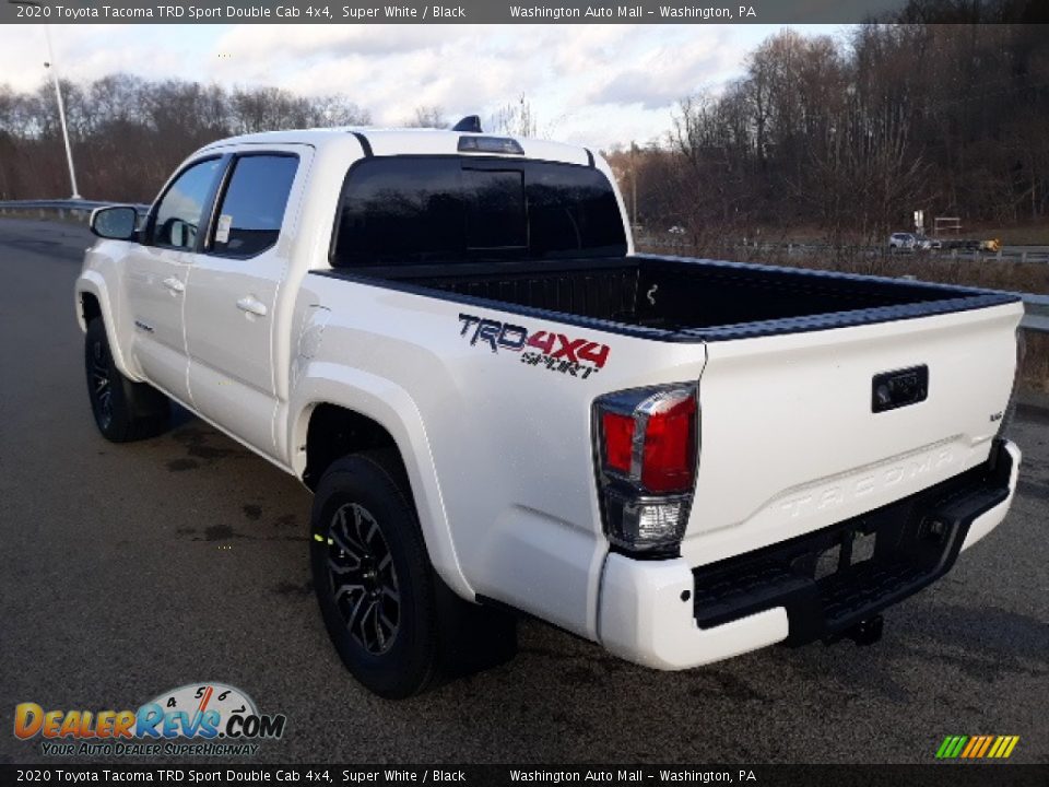 2020 Toyota Tacoma TRD Sport Double Cab 4x4 Super White / Black Photo #2