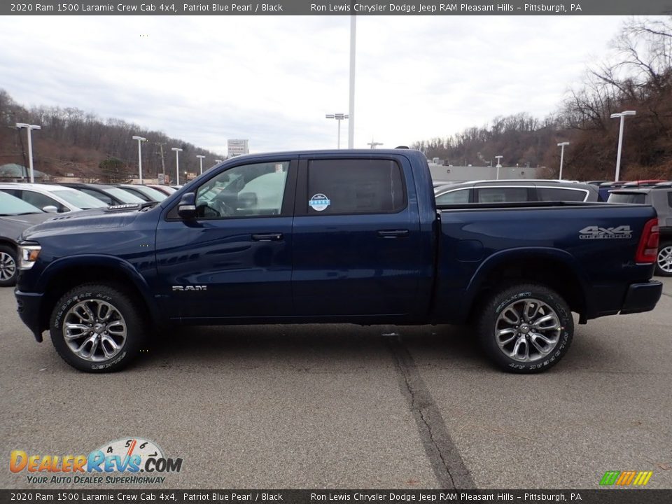 2020 Ram 1500 Laramie Crew Cab 4x4 Patriot Blue Pearl / Black Photo #2