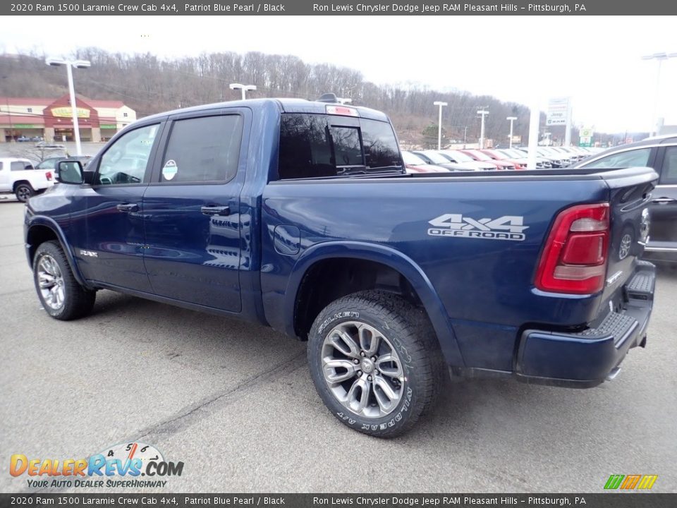 Patriot Blue Pearl 2020 Ram 1500 Laramie Crew Cab 4x4 Photo #3