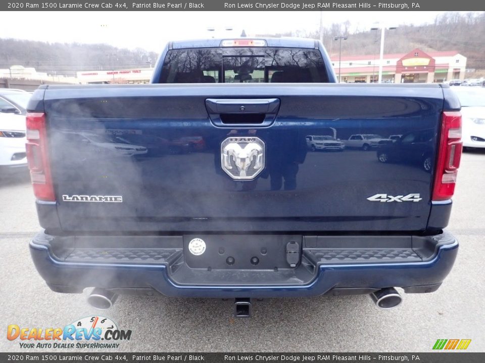 2020 Ram 1500 Laramie Crew Cab 4x4 Patriot Blue Pearl / Black Photo #4