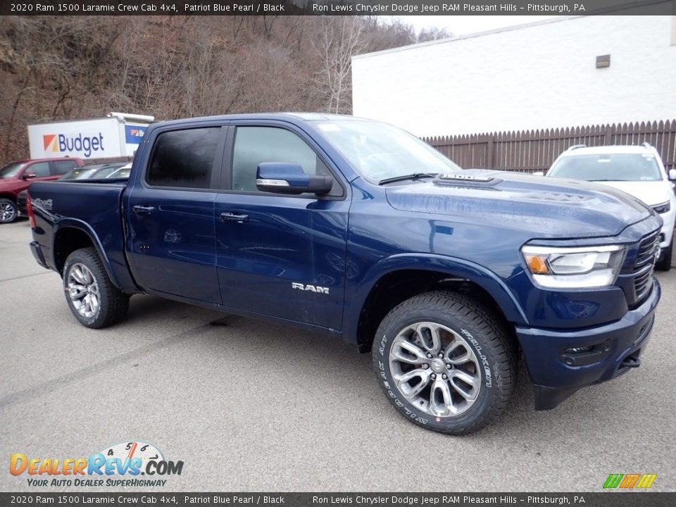 Patriot Blue Pearl 2020 Ram 1500 Laramie Crew Cab 4x4 Photo #9