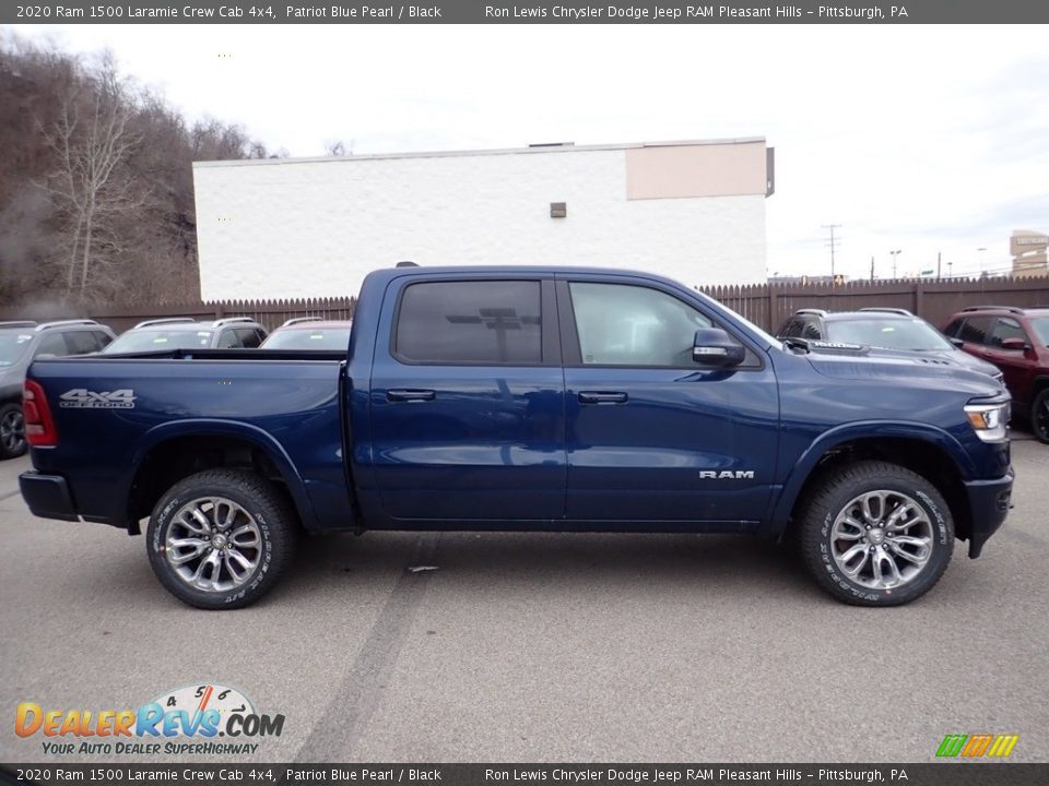 Patriot Blue Pearl 2020 Ram 1500 Laramie Crew Cab 4x4 Photo #10