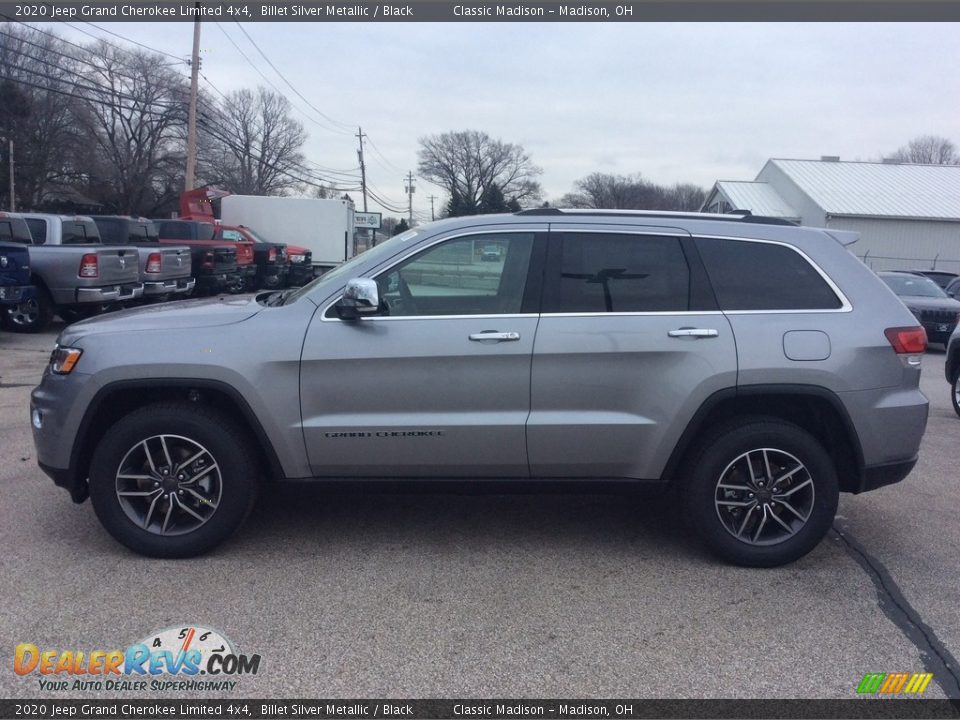 2020 Jeep Grand Cherokee Limited 4x4 Billet Silver Metallic / Black Photo #6