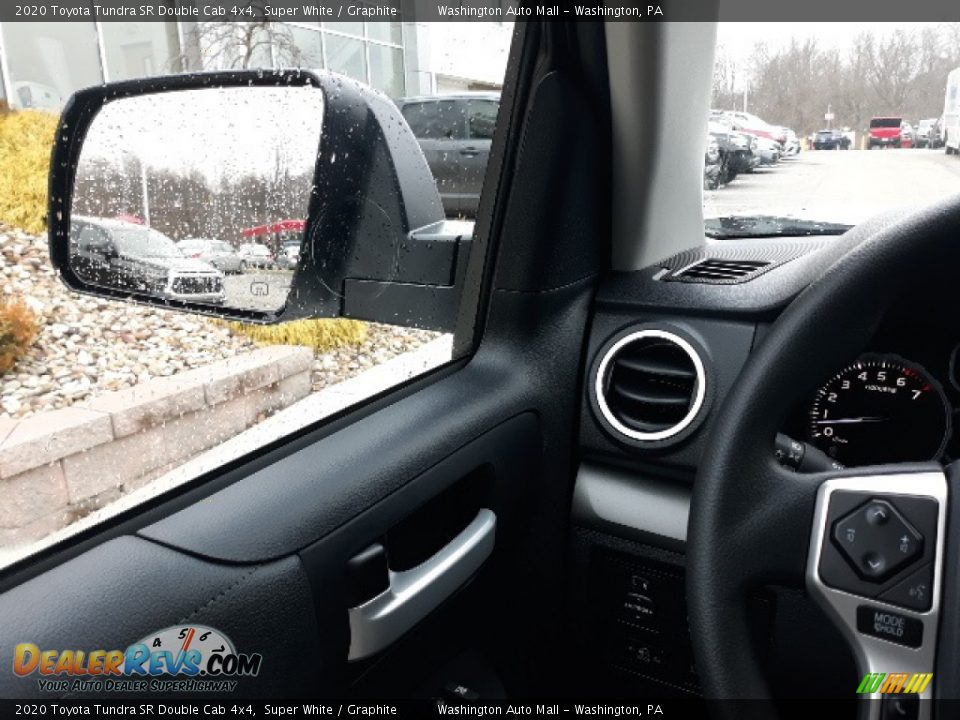 2020 Toyota Tundra SR Double Cab 4x4 Super White / Graphite Photo #5