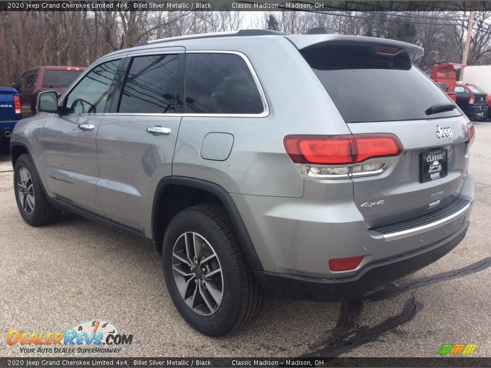 2020 Jeep Grand Cherokee Limited 4x4 Billet Silver Metallic / Black Photo #7