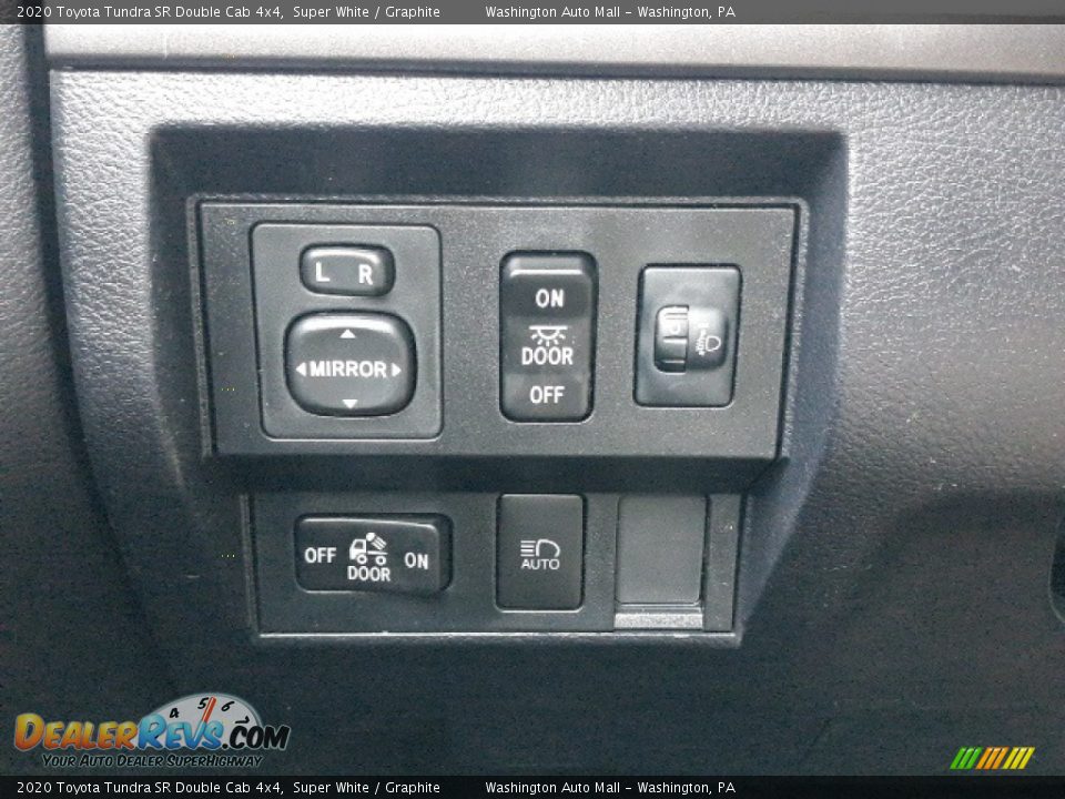 2020 Toyota Tundra SR Double Cab 4x4 Super White / Graphite Photo #7