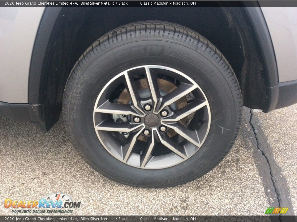 2020 Jeep Grand Cherokee Limited 4x4 Billet Silver Metallic / Black Photo #9