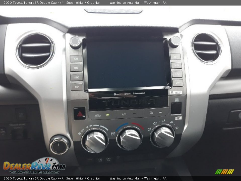 2020 Toyota Tundra SR Double Cab 4x4 Super White / Graphite Photo #10