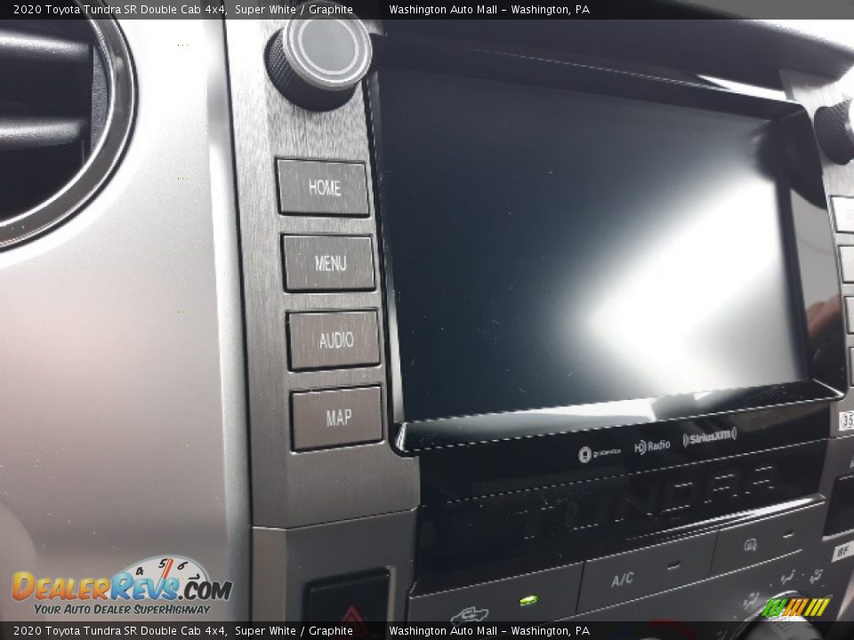 2020 Toyota Tundra SR Double Cab 4x4 Super White / Graphite Photo #11