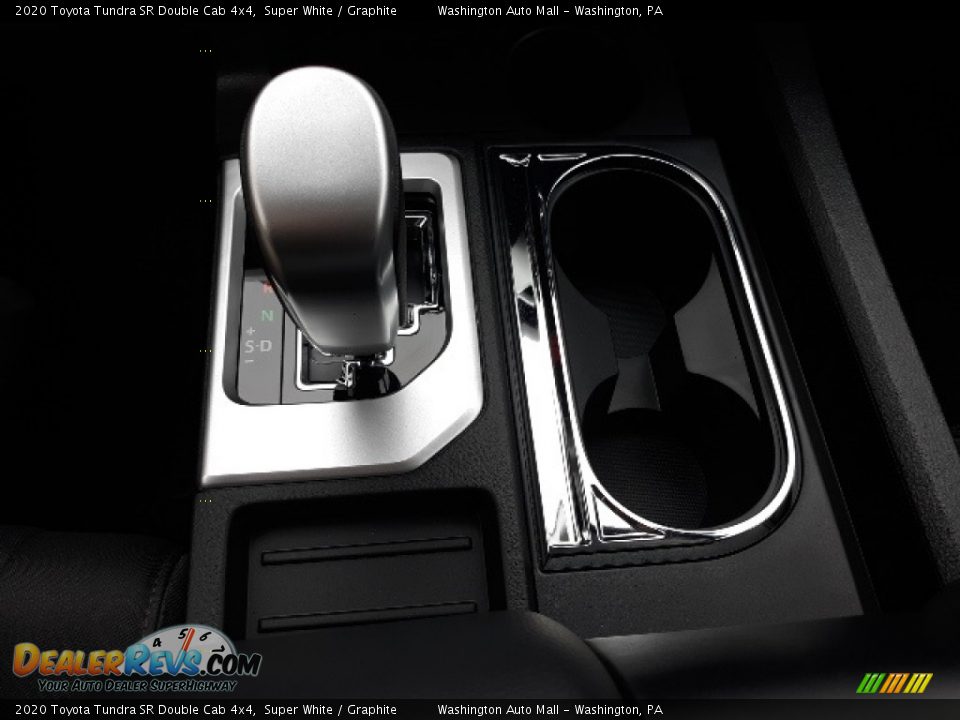 2020 Toyota Tundra SR Double Cab 4x4 Super White / Graphite Photo #15