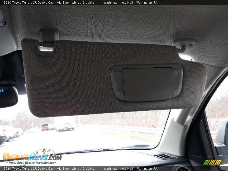 2020 Toyota Tundra SR Double Cab 4x4 Super White / Graphite Photo #20