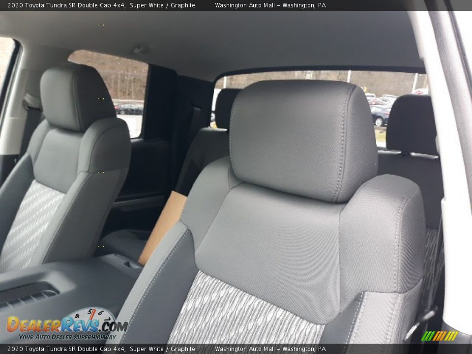 2020 Toyota Tundra SR Double Cab 4x4 Super White / Graphite Photo #22