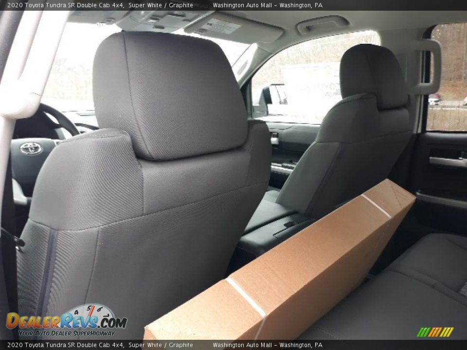 2020 Toyota Tundra SR Double Cab 4x4 Super White / Graphite Photo #25