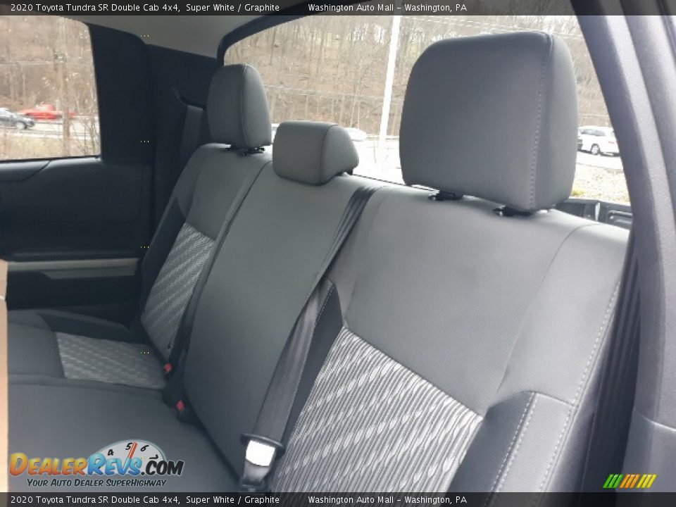 2020 Toyota Tundra SR Double Cab 4x4 Super White / Graphite Photo #26