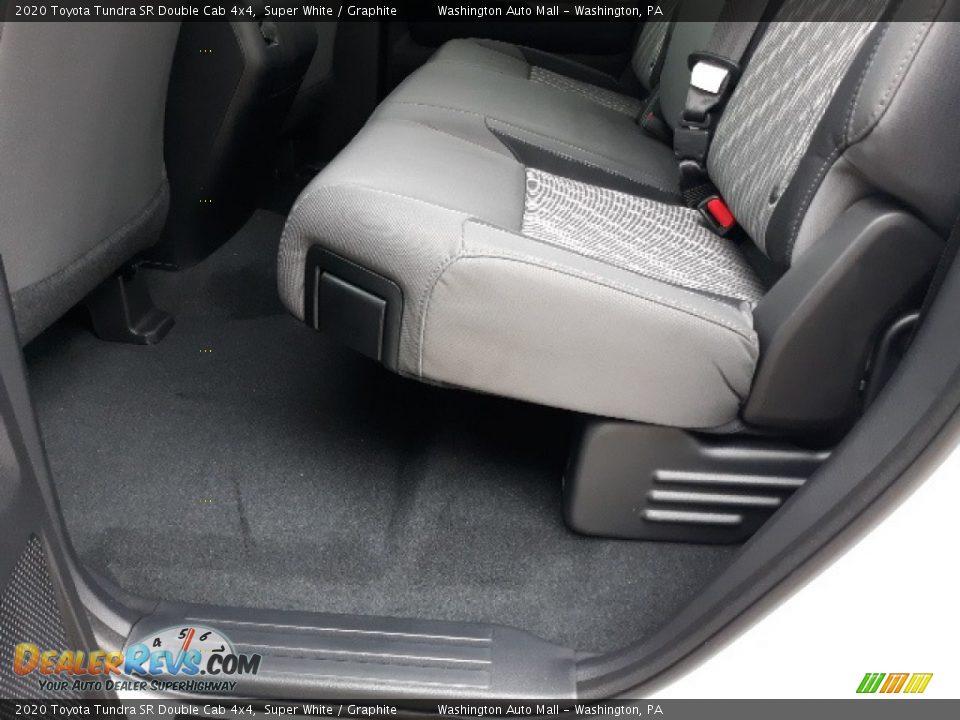2020 Toyota Tundra SR Double Cab 4x4 Super White / Graphite Photo #27