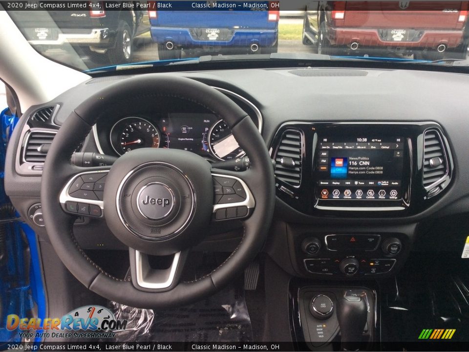 2020 Jeep Compass Limted 4x4 Laser Blue Pearl / Black Photo #3