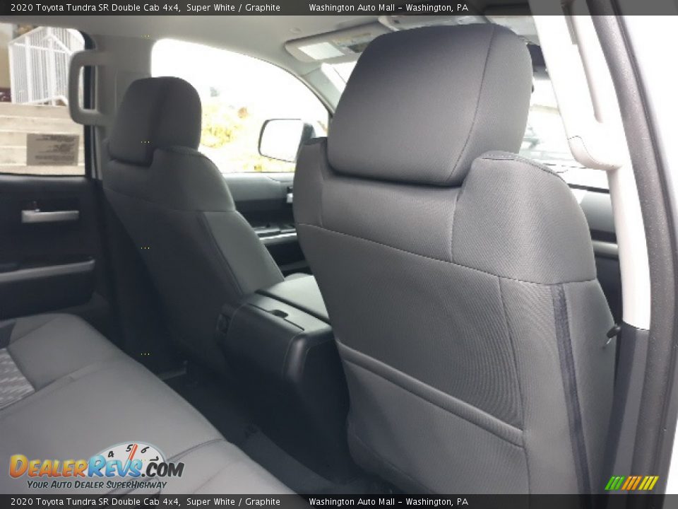2020 Toyota Tundra SR Double Cab 4x4 Super White / Graphite Photo #29