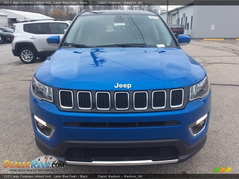 2020 Jeep Compass Limted 4x4 Laser Blue Pearl / Black Photo #4