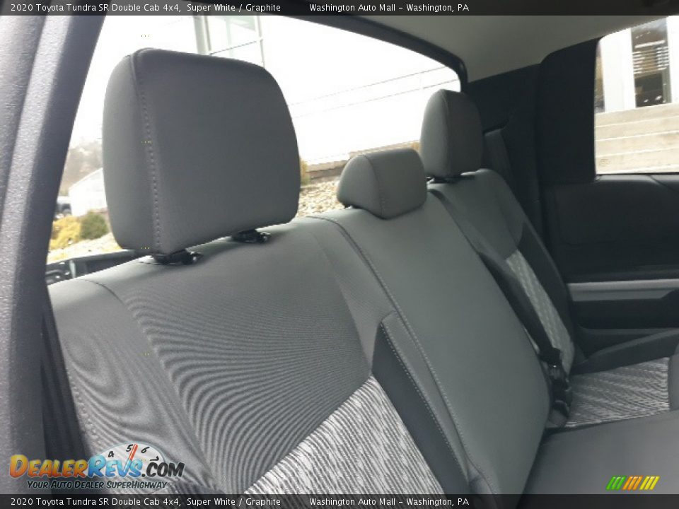 2020 Toyota Tundra SR Double Cab 4x4 Super White / Graphite Photo #30