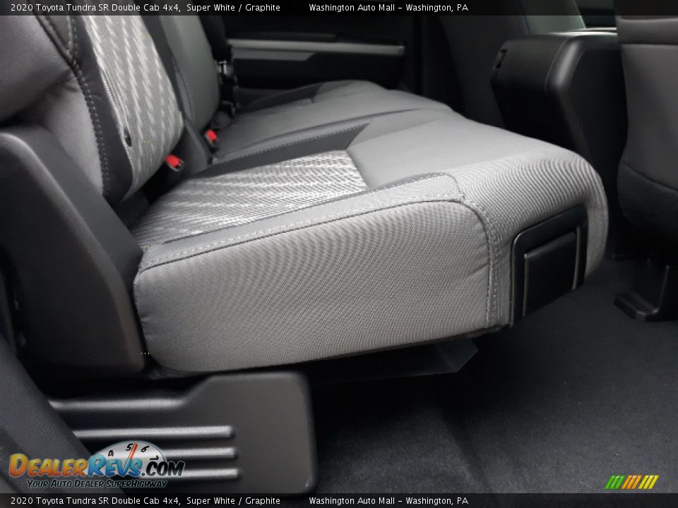 2020 Toyota Tundra SR Double Cab 4x4 Super White / Graphite Photo #31