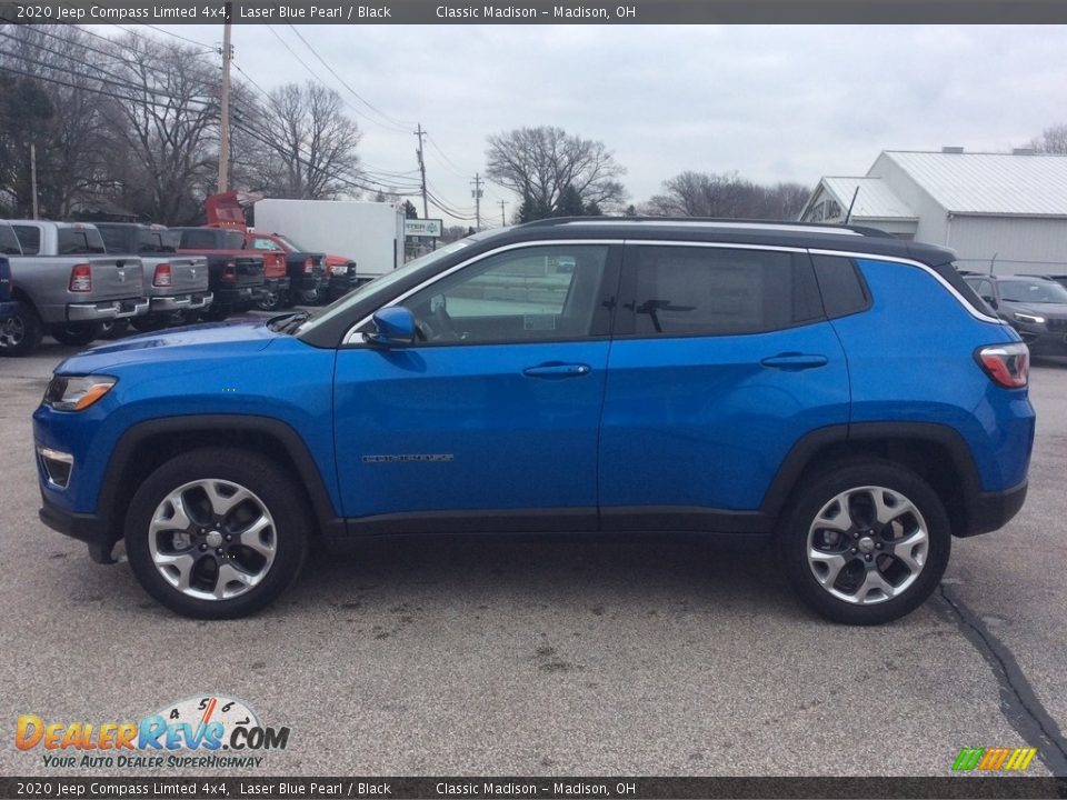 2020 Jeep Compass Limted 4x4 Laser Blue Pearl / Black Photo #6