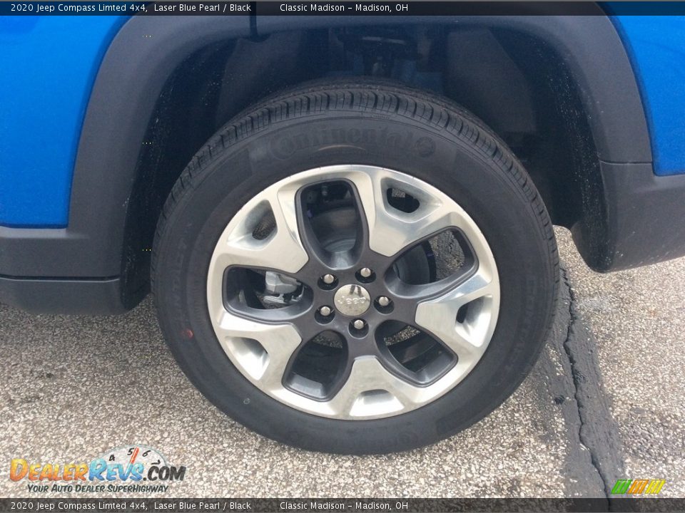 2020 Jeep Compass Limted 4x4 Laser Blue Pearl / Black Photo #9