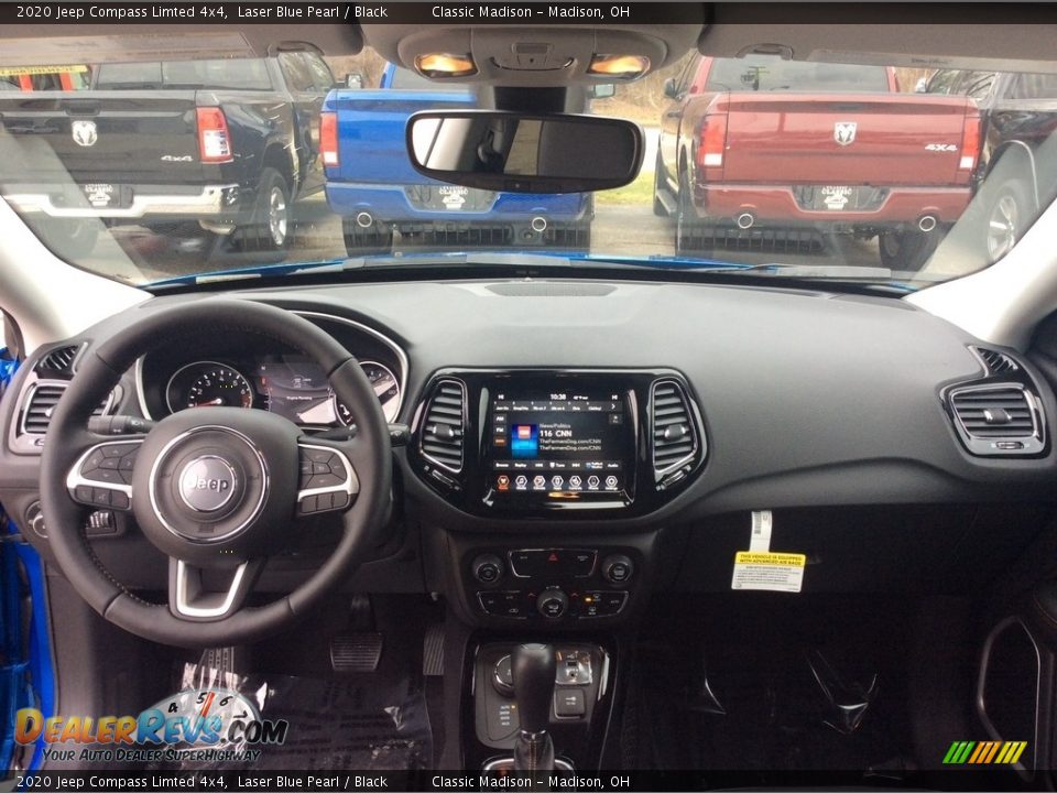 2020 Jeep Compass Limted 4x4 Laser Blue Pearl / Black Photo #12