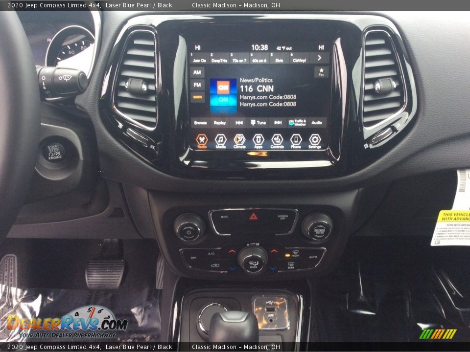 2020 Jeep Compass Limted 4x4 Laser Blue Pearl / Black Photo #13