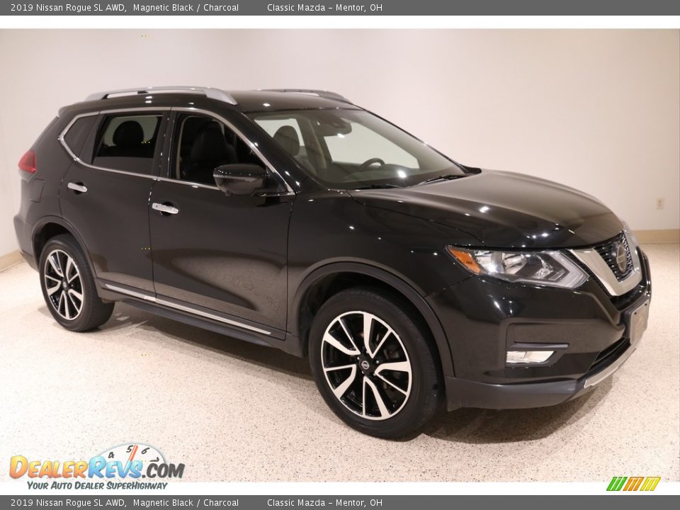 2019 Nissan Rogue SL AWD Magnetic Black / Charcoal Photo #1