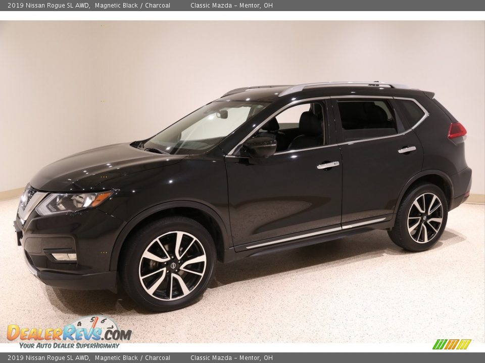 2019 Nissan Rogue SL AWD Magnetic Black / Charcoal Photo #3