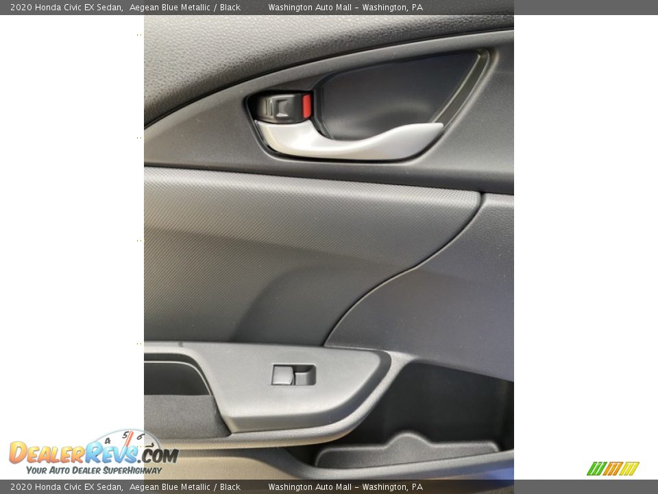 2020 Honda Civic EX Sedan Aegean Blue Metallic / Black Photo #17