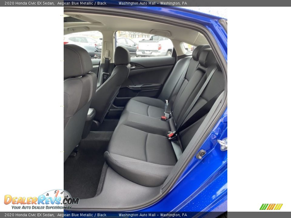 2020 Honda Civic EX Sedan Aegean Blue Metallic / Black Photo #19