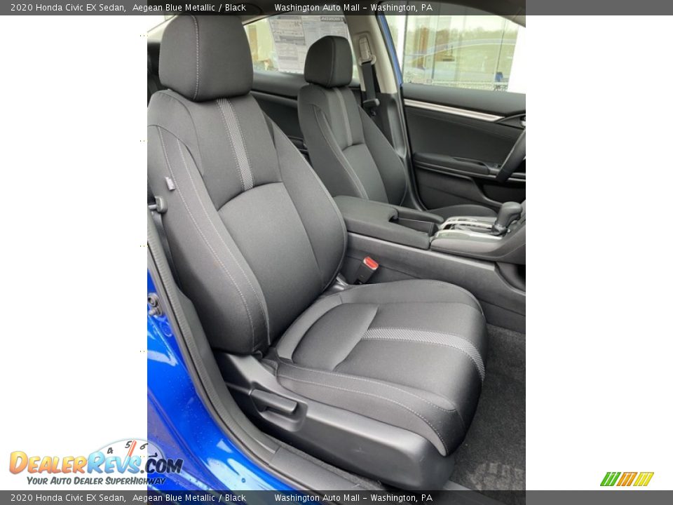 2020 Honda Civic EX Sedan Aegean Blue Metallic / Black Photo #23