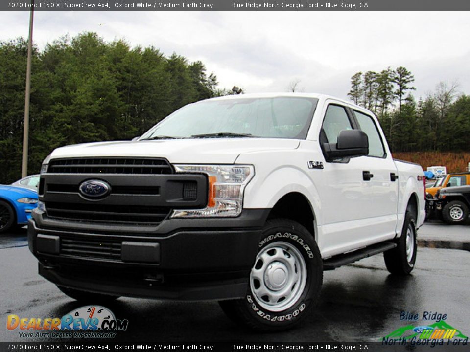 2020 Ford F150 XL SuperCrew 4x4 Oxford White / Medium Earth Gray Photo #1