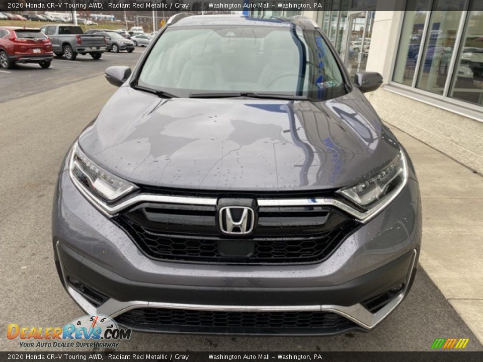 2020 Honda CR-V Touring AWD Radiant Red Metallic / Gray Photo #3