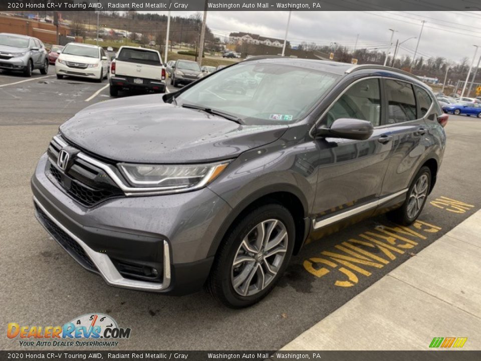 2020 Honda CR-V Touring AWD Radiant Red Metallic / Gray Photo #4