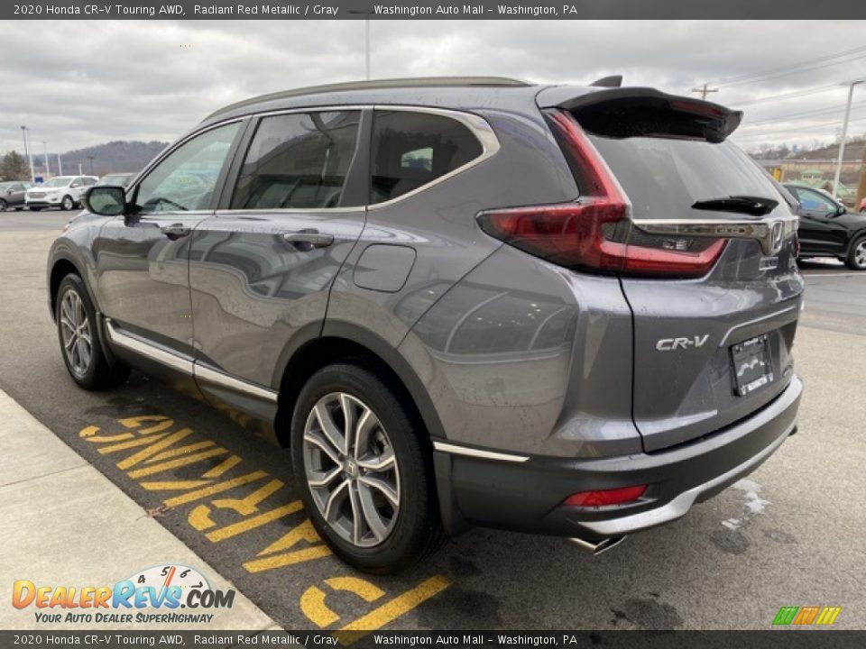 2020 Honda CR-V Touring AWD Radiant Red Metallic / Gray Photo #5
