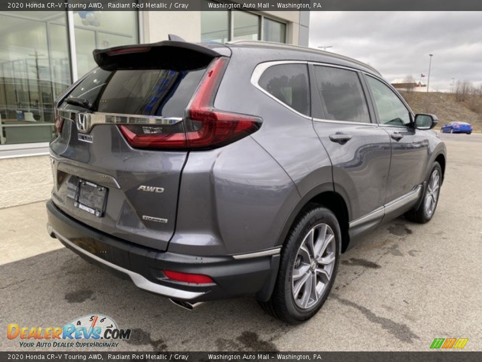2020 Honda CR-V Touring AWD Radiant Red Metallic / Gray Photo #7