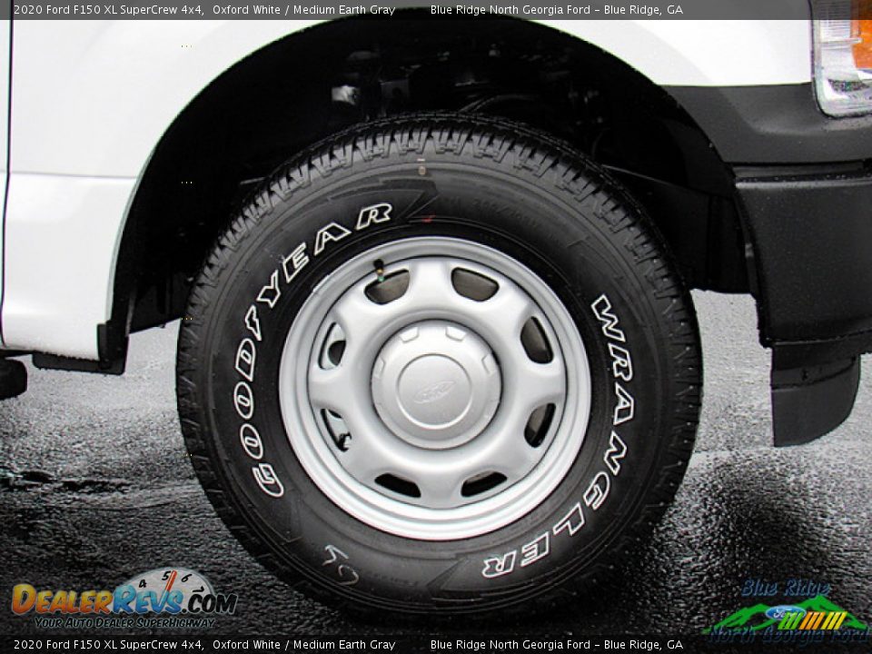 2020 Ford F150 XL SuperCrew 4x4 Oxford White / Medium Earth Gray Photo #9