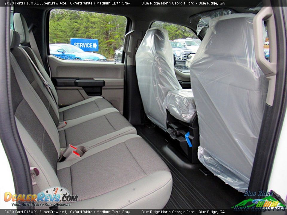 2020 Ford F150 XL SuperCrew 4x4 Oxford White / Medium Earth Gray Photo #12