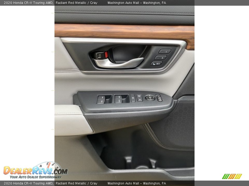 2020 Honda CR-V Touring AWD Radiant Red Metallic / Gray Photo #11