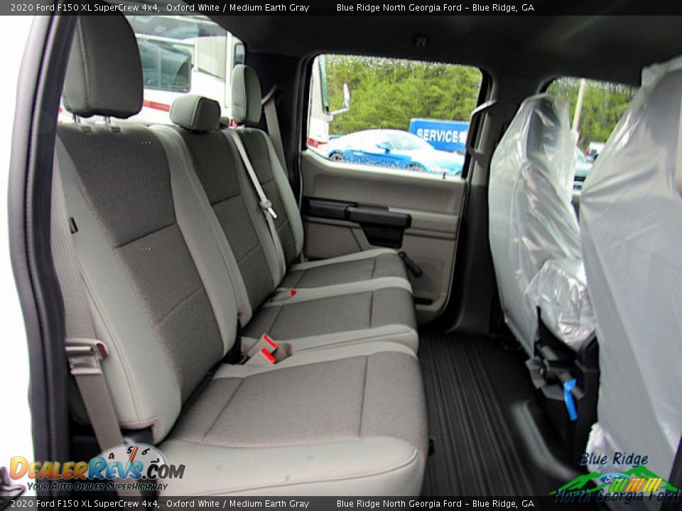 2020 Ford F150 XL SuperCrew 4x4 Oxford White / Medium Earth Gray Photo #13