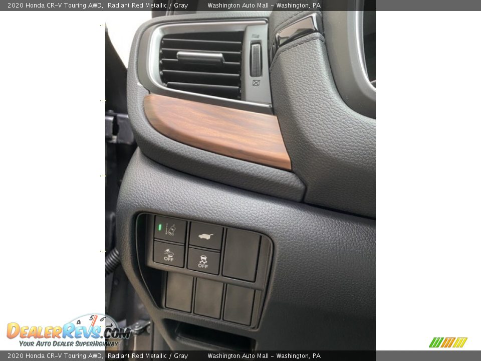 2020 Honda CR-V Touring AWD Radiant Red Metallic / Gray Photo #12