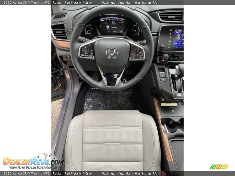 2020 Honda CR-V Touring AWD Radiant Red Metallic / Gray Photo #13