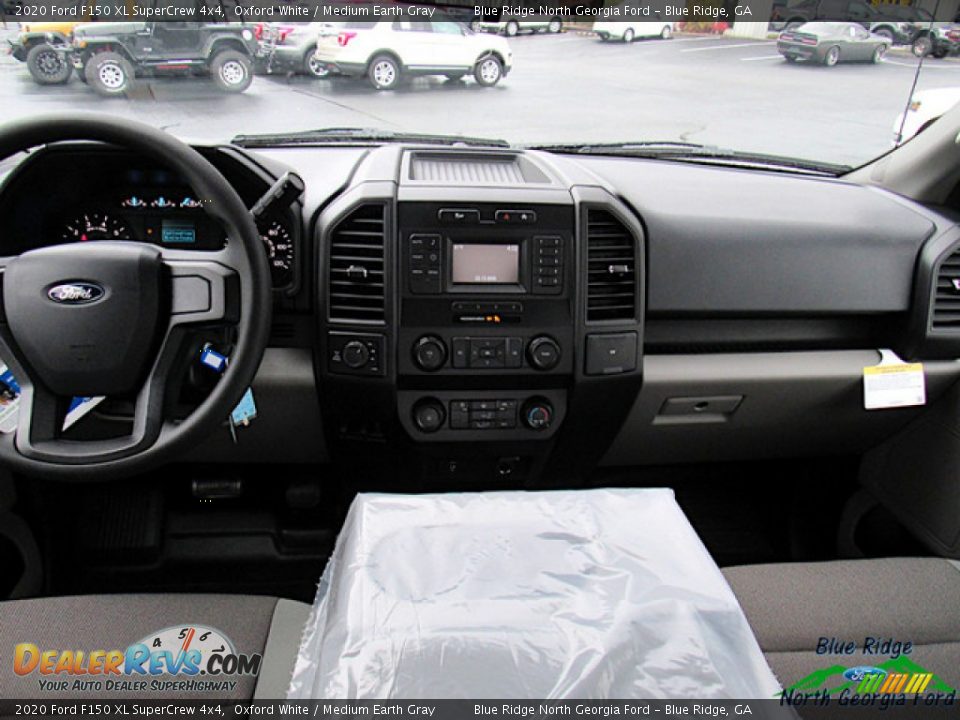 2020 Ford F150 XL SuperCrew 4x4 Oxford White / Medium Earth Gray Photo #16