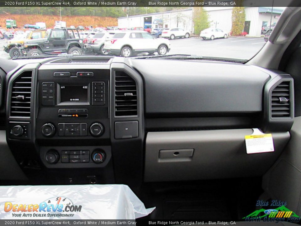 2020 Ford F150 XL SuperCrew 4x4 Oxford White / Medium Earth Gray Photo #17
