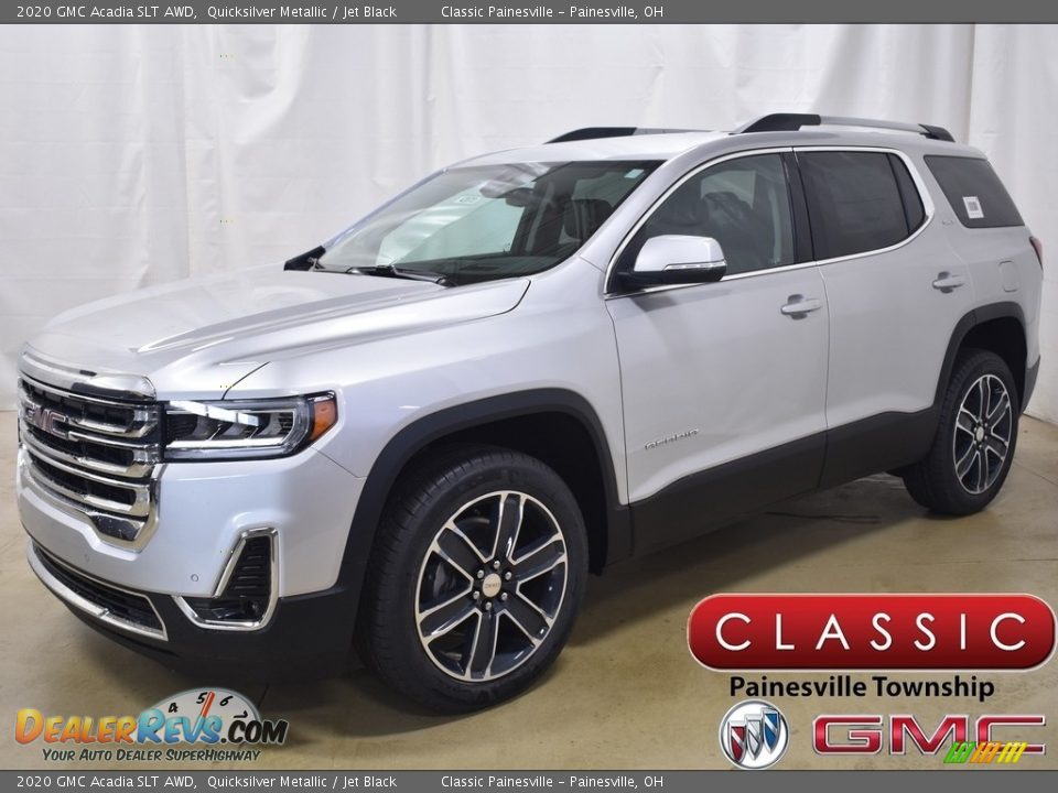 2020 GMC Acadia SLT AWD Quicksilver Metallic / Jet Black Photo #1
