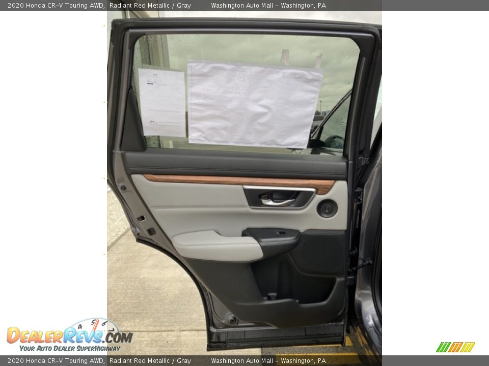 2020 Honda CR-V Touring AWD Radiant Red Metallic / Gray Photo #17